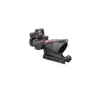 Trijicon 100549 ACOG Combo Matte Black 4x32mm Illuminated Red Chevron .223/5.56 BDC Reticle