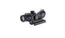 Trijicon 100218 ACOG Black Hardcoat Anodized 4x 32mm Illuminated Green Chevron .223/5.56 BDC Reticle