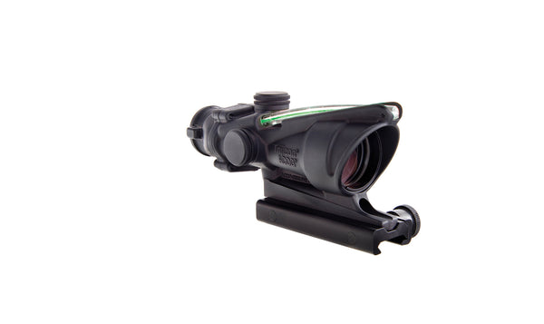 Trijicon 100218 ACOG Black Hardcoat Anodized 4x 32mm Illuminated Green Chevron .223/5.56 BDC Reticle