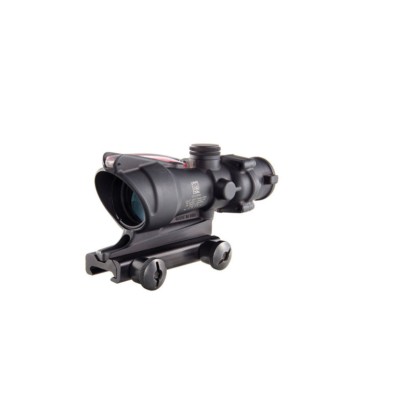 Trijicon 100215 ACOG Black Hardcoat Anodized 4x32mm Illuminated Red Chevron .223/5.56 BDC Reticle