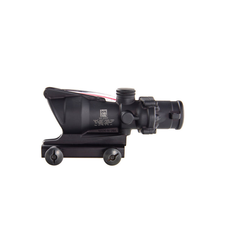 Trijicon 100215 ACOG Black Hardcoat Anodized 4x32mm Illuminated Red Chevron .223/5.56 BDC Reticle