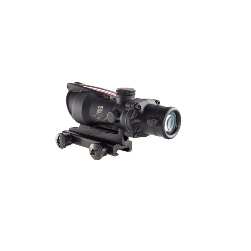 Trijicon 100215 ACOG Black Hardcoat Anodized 4x32mm Illuminated Red Chevron .223/5.56 BDC Reticle