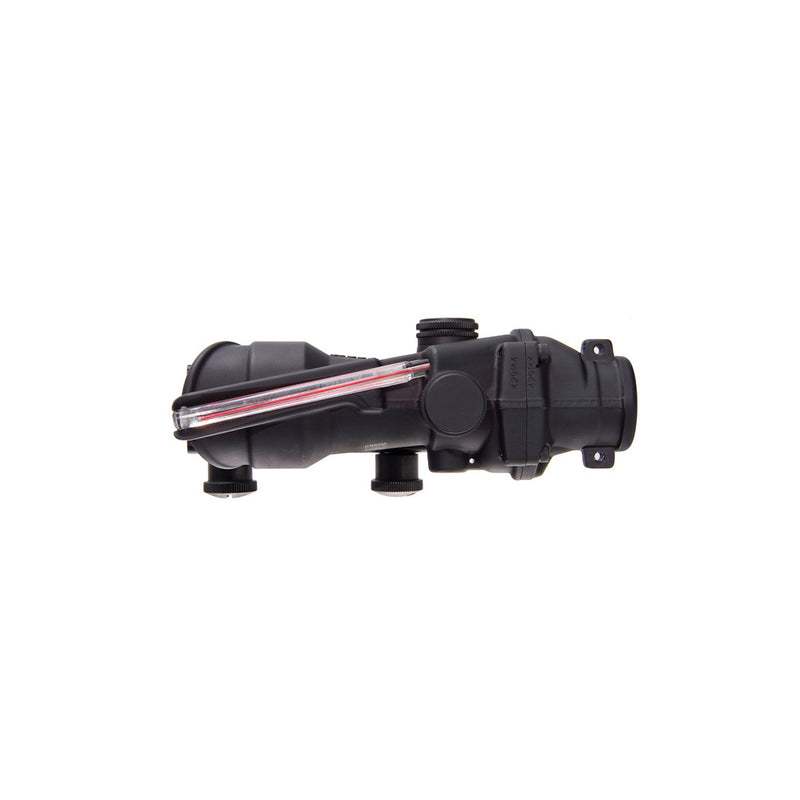 Trijicon 100215 ACOG Black Hardcoat Anodized 4x32mm Illuminated Red Chevron .223/5.56 BDC Reticle