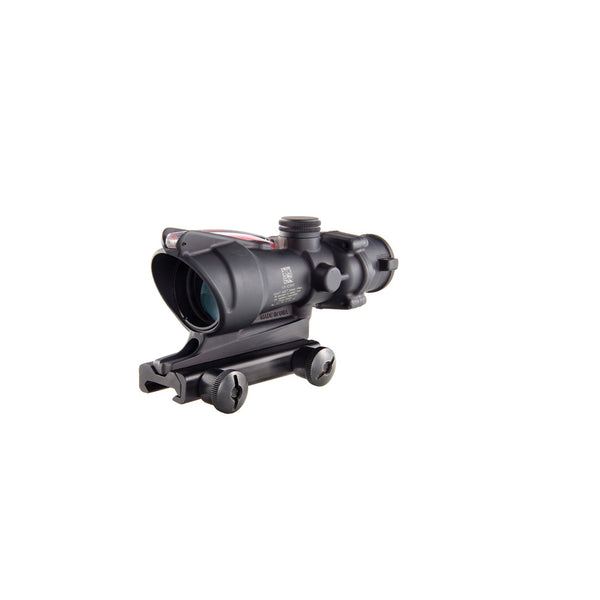 Trijicon 100220 ACOG Black Hardcoat Anodized 4x32mm Illuminated Red Horseshoe w/ Red Dot 6.8 SPC Reticle