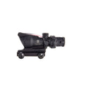 Trijicon 100220 ACOG Black Hardcoat Anodized 4x32mm Illuminated Red Horseshoe w/ Red Dot 6.8 SPC Reticle