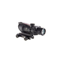 Trijicon 100220 ACOG Black Hardcoat Anodized 4x32mm Illuminated Red Horseshoe w/ Red Dot 6.8 SPC Reticle