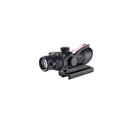 Trijicon 100220 ACOG Black Hardcoat Anodized 4x32mm Illuminated Red Horseshoe w/ Red Dot 6.8 SPC Reticle
