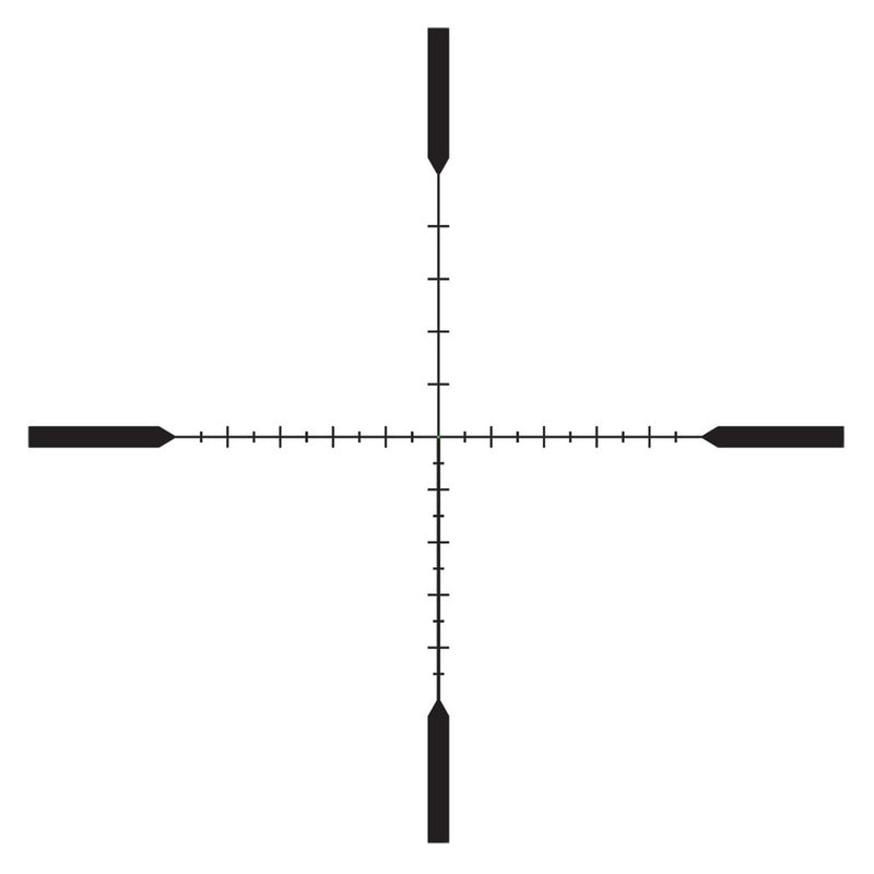 Trijicon 3000006 Tenmile Matte Black 6-24x50mm 30mm Tube LED Illuminated MRAD Ranging w/Green Dot Reticle