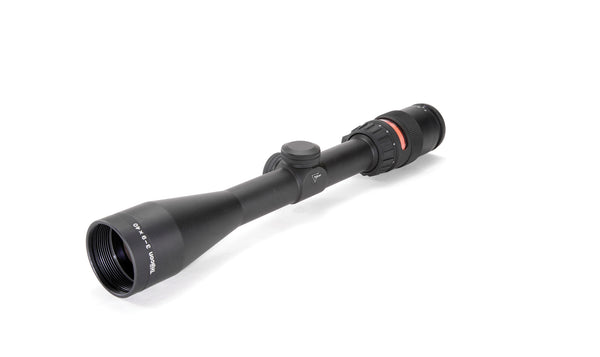 Trijicon 200010 AccuPoint Black Hardcoat Anodized 3-9x 40mm 1" Tube Illuminated Red Triangle Post Reticle