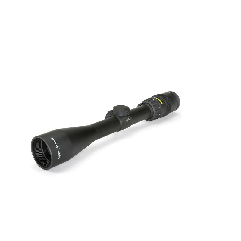 Trijicon 200000 AccuPoint Black Hardcoat Anodized 3-9x40mm 1" Tube Illuminated Amber Triangle Post Reticle