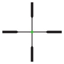 Trijicon 200028 AccuPoint Black Hardcoat Anodized 2.5-10x56mm 30mm Tube Illuminated Mil-Dot Crosshair w/Green Dot Reticle