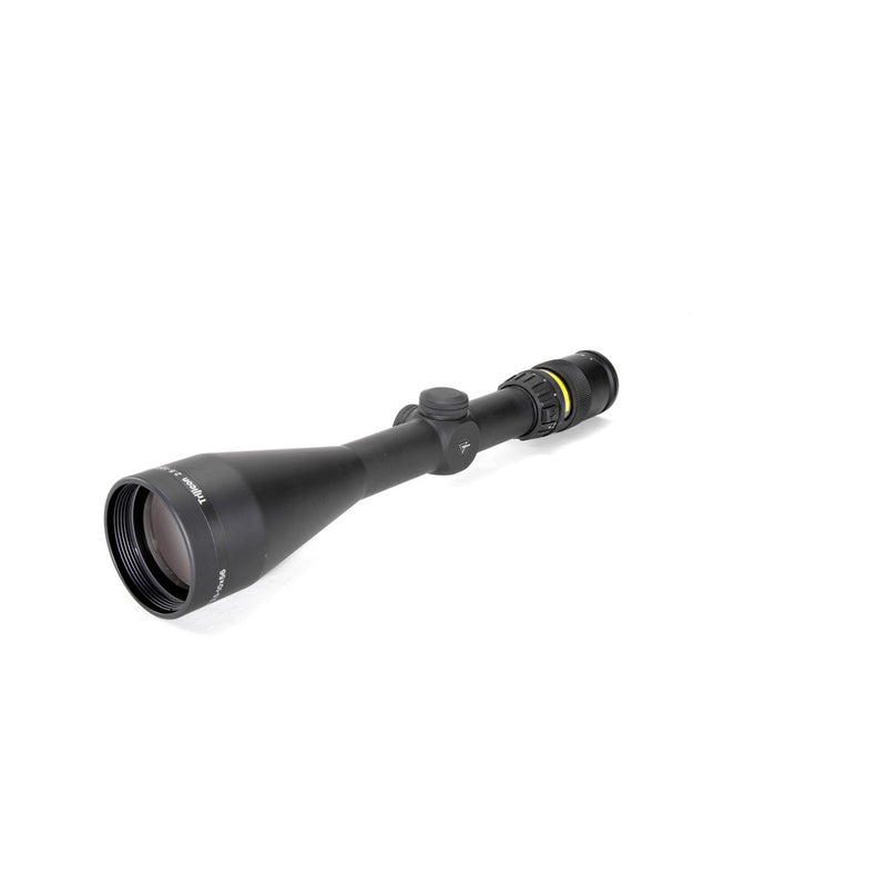 Trijicon 200027 AccuPoint Black Hardcoat Anodized 2.5-10x56mm 30mm Tube Illuminated Mil-Dot Crosshair w/Amber Dot Reticle