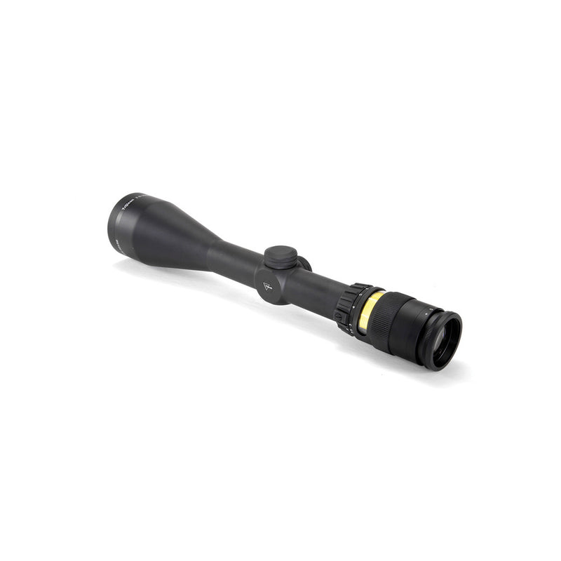 Trijicon 200027 AccuPoint Black Hardcoat Anodized 2.5-10x56mm 30mm Tube Illuminated Mil-Dot Crosshair w/Amber Dot Reticle