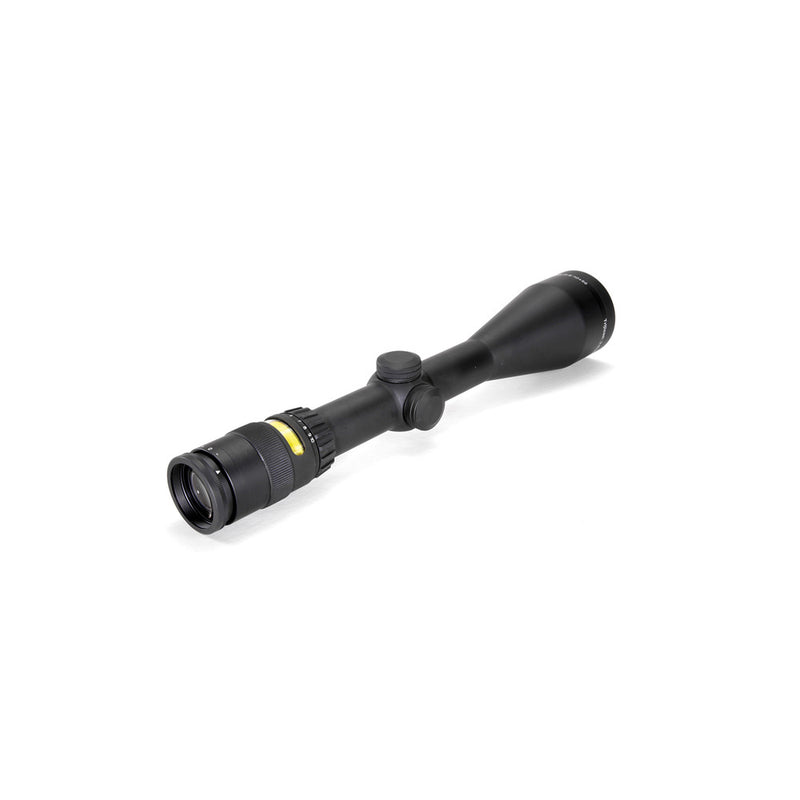 Trijicon 200027 AccuPoint Black Hardcoat Anodized 2.5-10x56mm 30mm Tube Illuminated Mil-Dot Crosshair w/Amber Dot Reticle