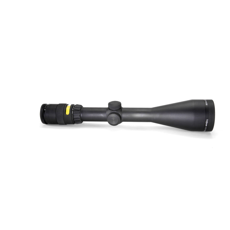 Trijicon 200027 AccuPoint Black Hardcoat Anodized 2.5-10x56mm 30mm Tube Illuminated Mil-Dot Crosshair w/Amber Dot Reticle