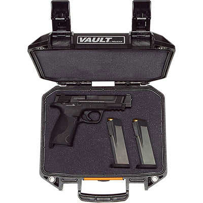 PELICAN VCV100 Vault Small Pistol Case Black-Optics Force