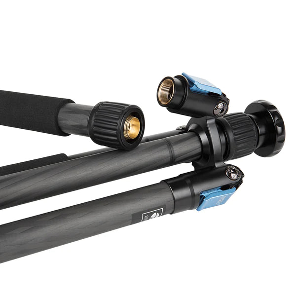 SIRUI W Series Water\Dust Proof Tripods (Converts to a Monopod, has a low profile split center column) 4 leg sections-Optics Force