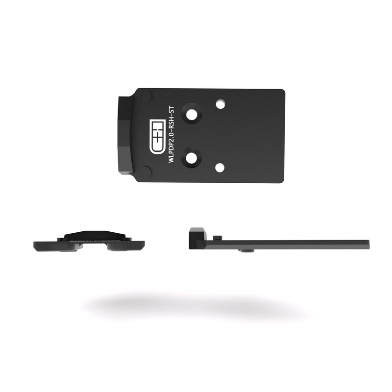 C&H Walther DEFENSE PDP 2.0 to Trijicon RMR / SRO / RCR / Holosun 407C / 507C / 507Comp / 508T / C&H EDC-XL / COMP ** STEEL **