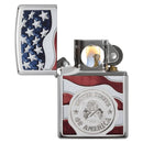 Zippo American Stamp on Flag-Optics Force
