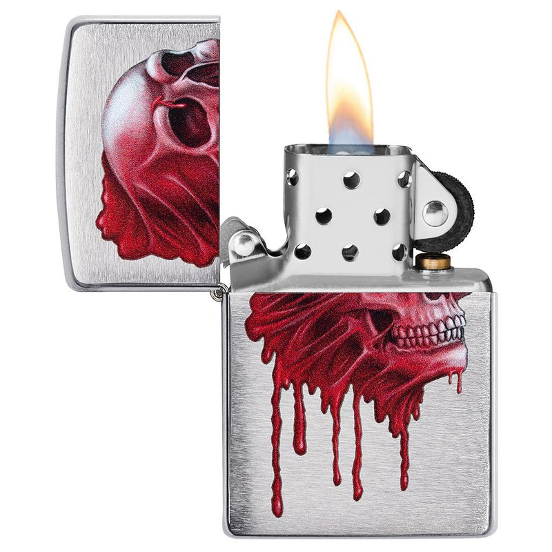 Zippo Skull Design-Optics Force