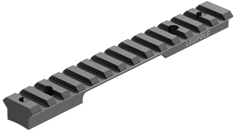 Leupold BackCountry Black Slot 1 Piece Bases-Remington 700 SA (8-40)-Zero-Optics Force