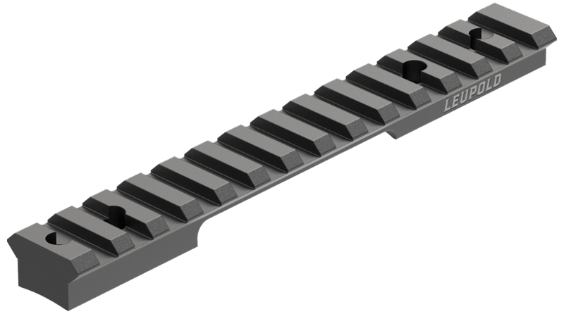 Leupold BackCountry Black Slot 1 Piece Bases-Remington 700 SA-20-MOA-Optics Force