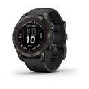 Garmin Fēnix® 7 Pro – Sapphire Solar Edition 47mm-Carbon Gray DLC Titanium with Black Band-Optics Force