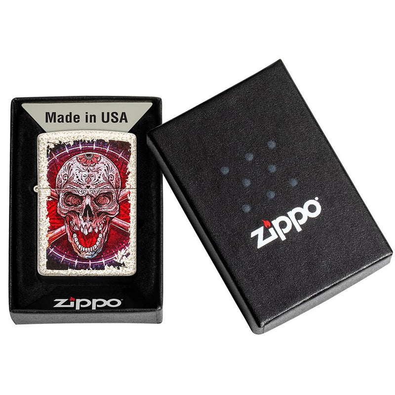 Zippo Skull Design-Optics Force