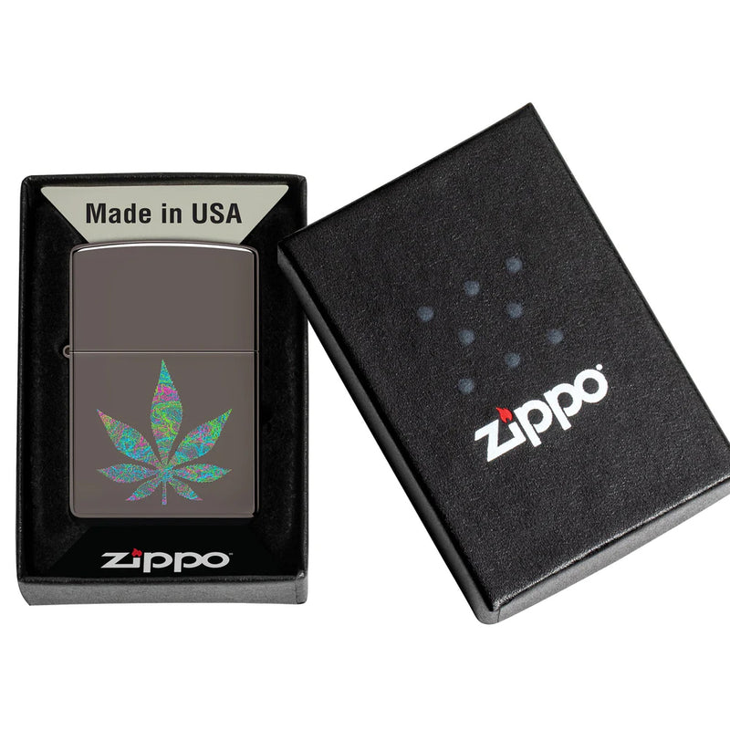Zippo Funky Cannabis Design