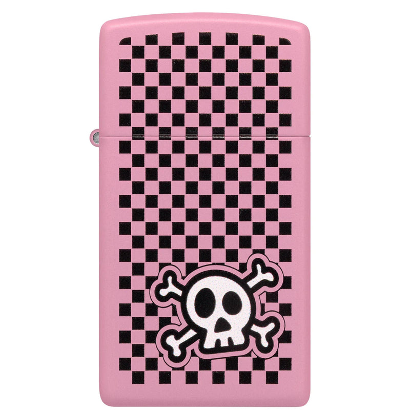 Zippo Checkered Skull Design-Optics Force