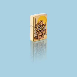 Zippo Cowboy Skull Design-Optics Force