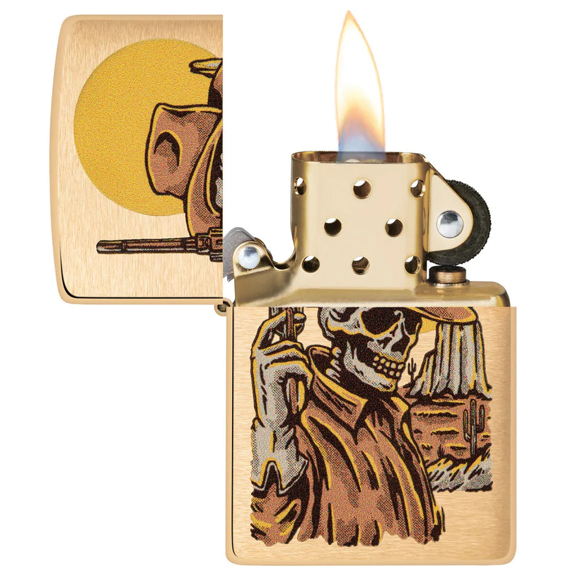 Zippo Cowboy Skull Design-Optics Force