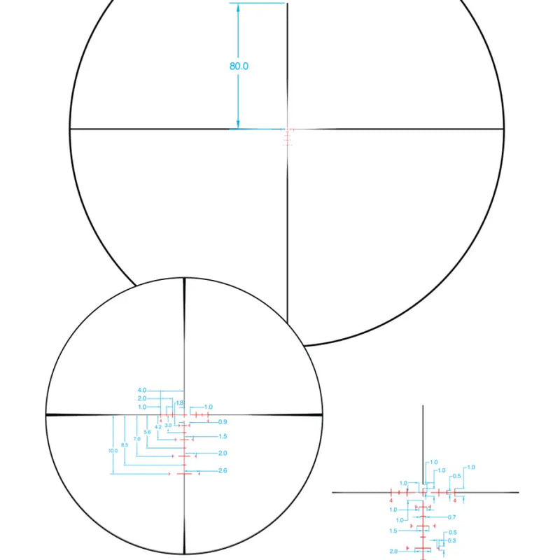 Mark Test Rfp Steiner HX6 2-12x42mm MHR-MOA RFP 30mm Rifle Scopes