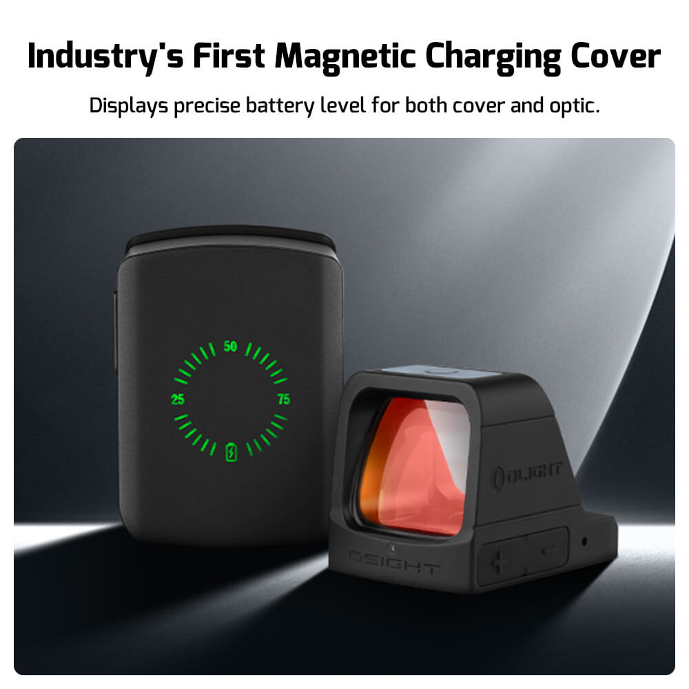 Olight Osight 3 MOA Red Dot Sight - Rechargeable Open Reflex Optics For Quick Target Acquisition