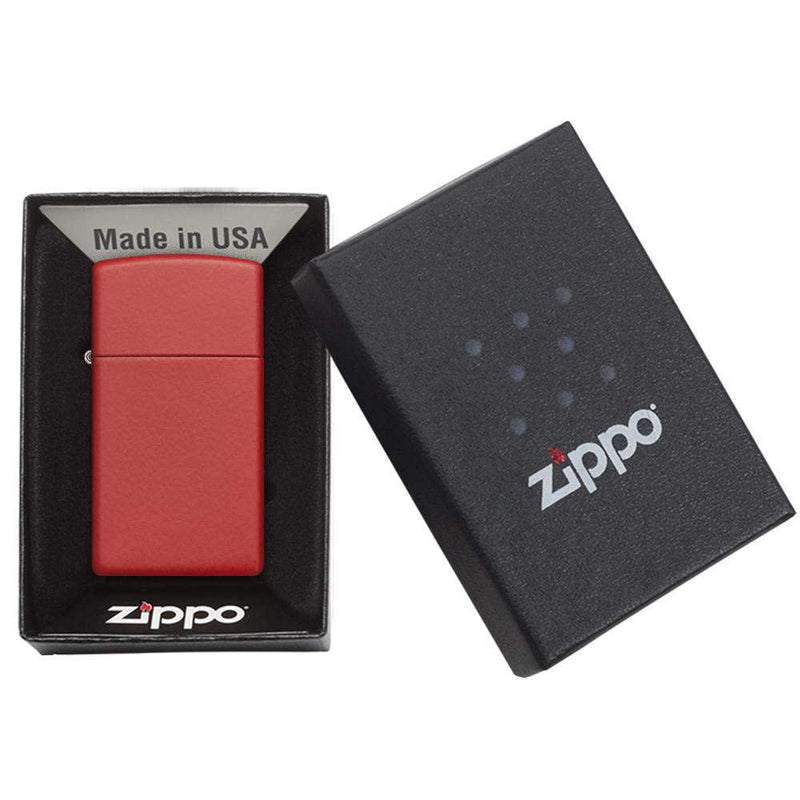 Zippo Slim® Red Matte