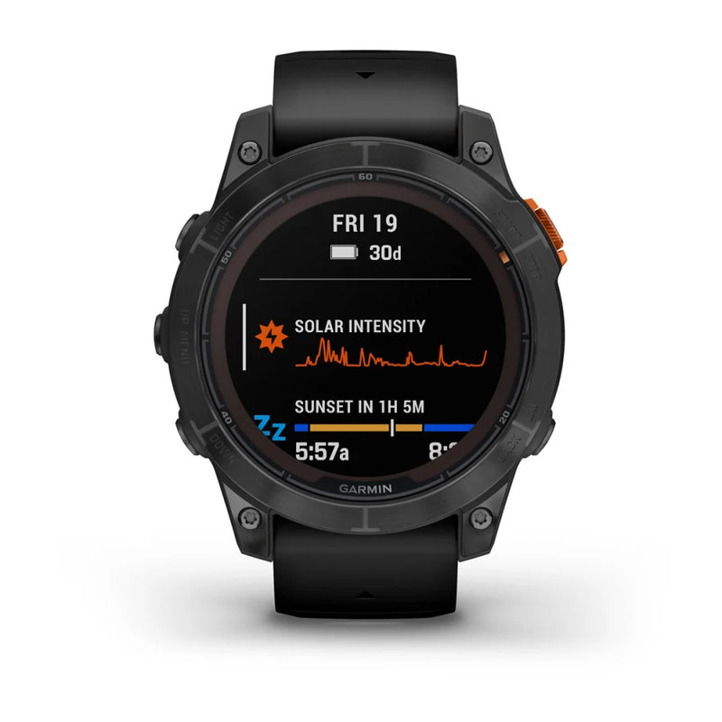 Garmin fēnix® 7 Pro – Solar Edition Slate Gray with Black Band 47mm-Optics Force