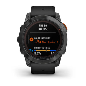 Garmin Fēnix® 7X Pro – Solar Edition Slate Gray with Black Band 51mm-Optics Force