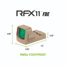 Viridian RFX11 1x16 mm x 22 mm 3 MOA Green Dot