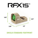 Viridian RFX15™ Green Dot Reflex Sight