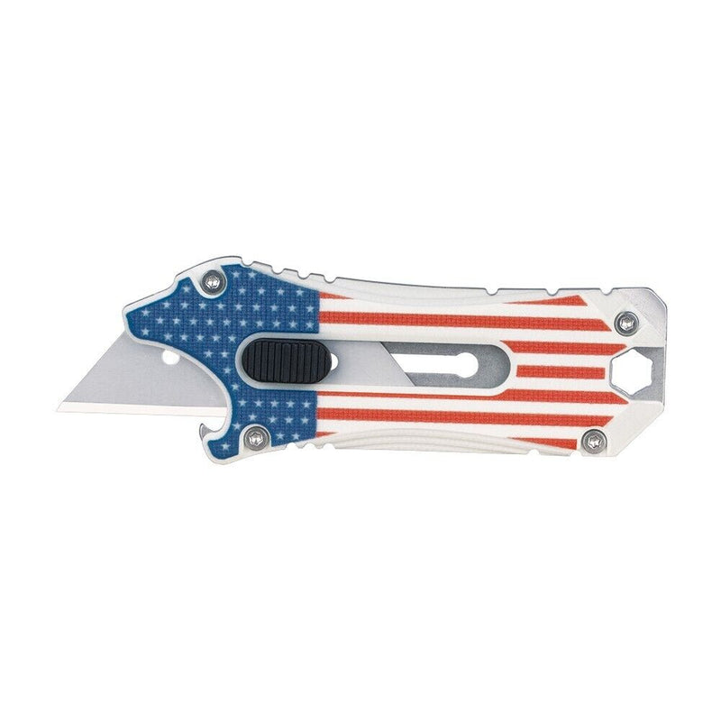 Olight OKNIFE Otacle Stars & Stripe Retractable EDC Utility Knife, 5 Tools in 1-Optics Force