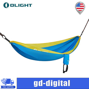 Olight Olife Sunbreeze Small Portable Hammock for Hiking, Travel and Backyard(Blue)-Optics Force