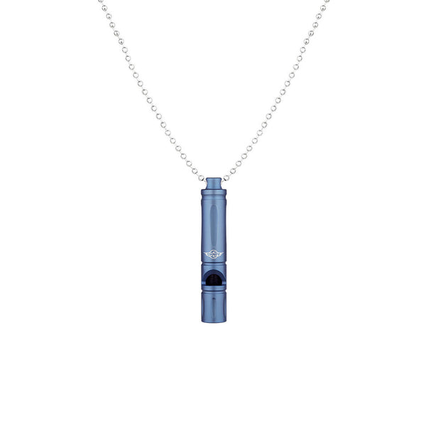 Olight Owhistle Titanium EDC Mini Whistle for Emergency Survival, Pet Training-Blue-Optics Force