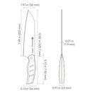 Olight OREMAKE Sheepdog Damascus 8" Professional Kiritsuke Chef's Knife-Optics Force