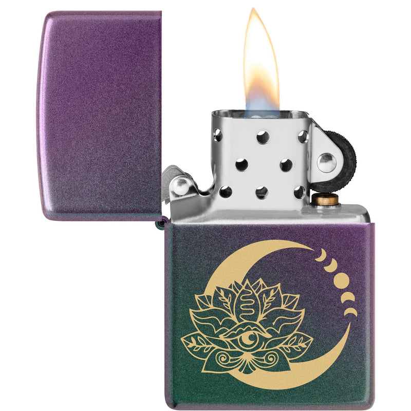 Zippo Lotus Moon Design-Optics Force