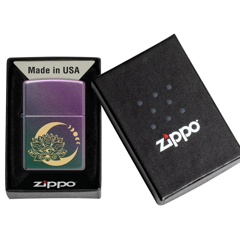 Zippo Lotus Moon Design-Optics Force