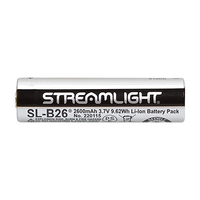 Streamlight SL-B26 Protected Li-Ion USB Rechargeable Battery Pack-Optics Force