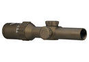 Sig Sauer TANGO6T Scope, 1-6x24mm, 30mm, SFP, MOA Milling Hellfire, Illum Reticle, 0.5 MOA, Capped Turret, FDE