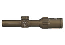 Sig Sauer TANGO6T Scope, 1-6x24mm, 30mm, SFP, MOA Milling Hellfire, Illum Reticle, 0.5 MOA, Capped Turret, FDE