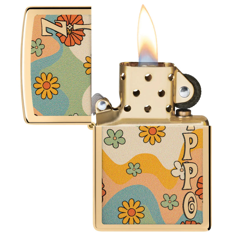 Zippo Flower Power Design-Optics Force