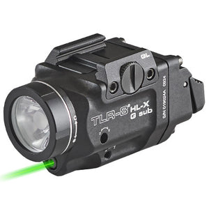 Streamlight TLR-8® HL-X G Sub Gun Light With Green Laser